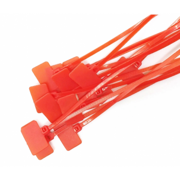 Стяжки (стяжка) нейлон c маркером 4,0х150mm красные (250 шт) высокое качество