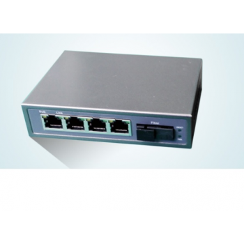 Коммутатор POE 48V/57V 4 портов PoE +1 порт Ethernet FX 155 Мбит/с(UP-Link) 