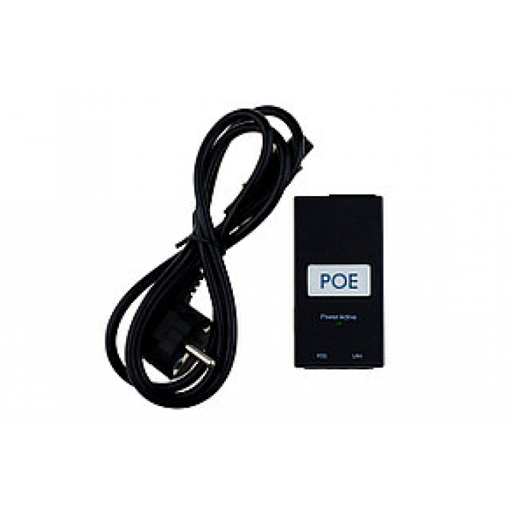 POE инжектор P-734, POE-48-24W, 48В DC 0,5A, 85x43x30