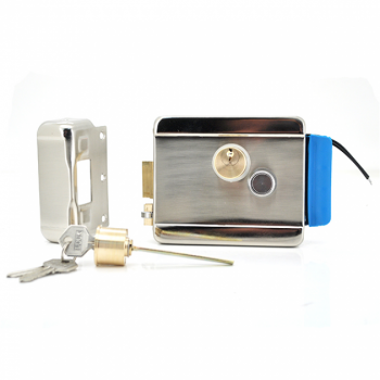 Электромеханический замок накладной нержавейка